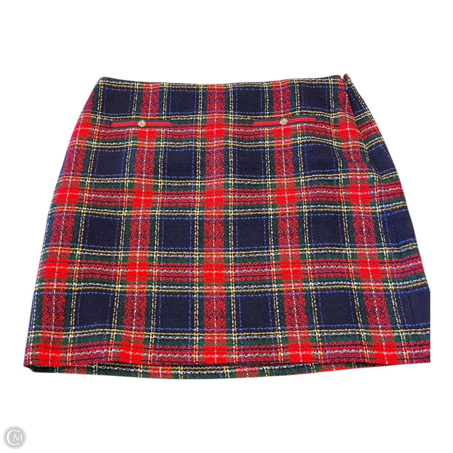 Skirt Mini & Short By J. Crew In Plaid Pattern, Size: 8