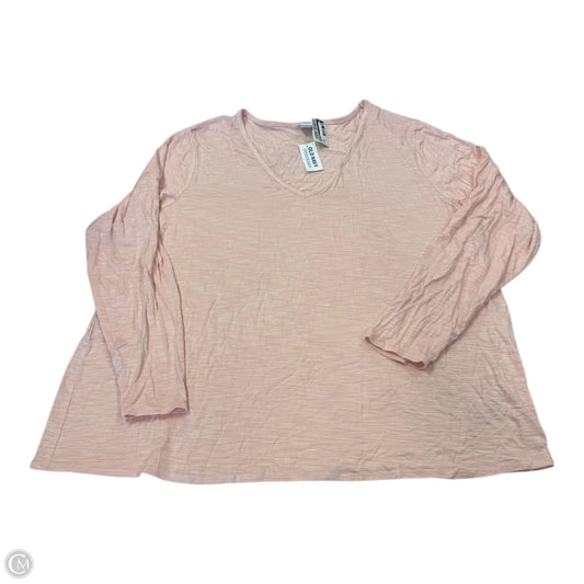 Top Long Sleeve By Old Navy In Pink, Size: Xl