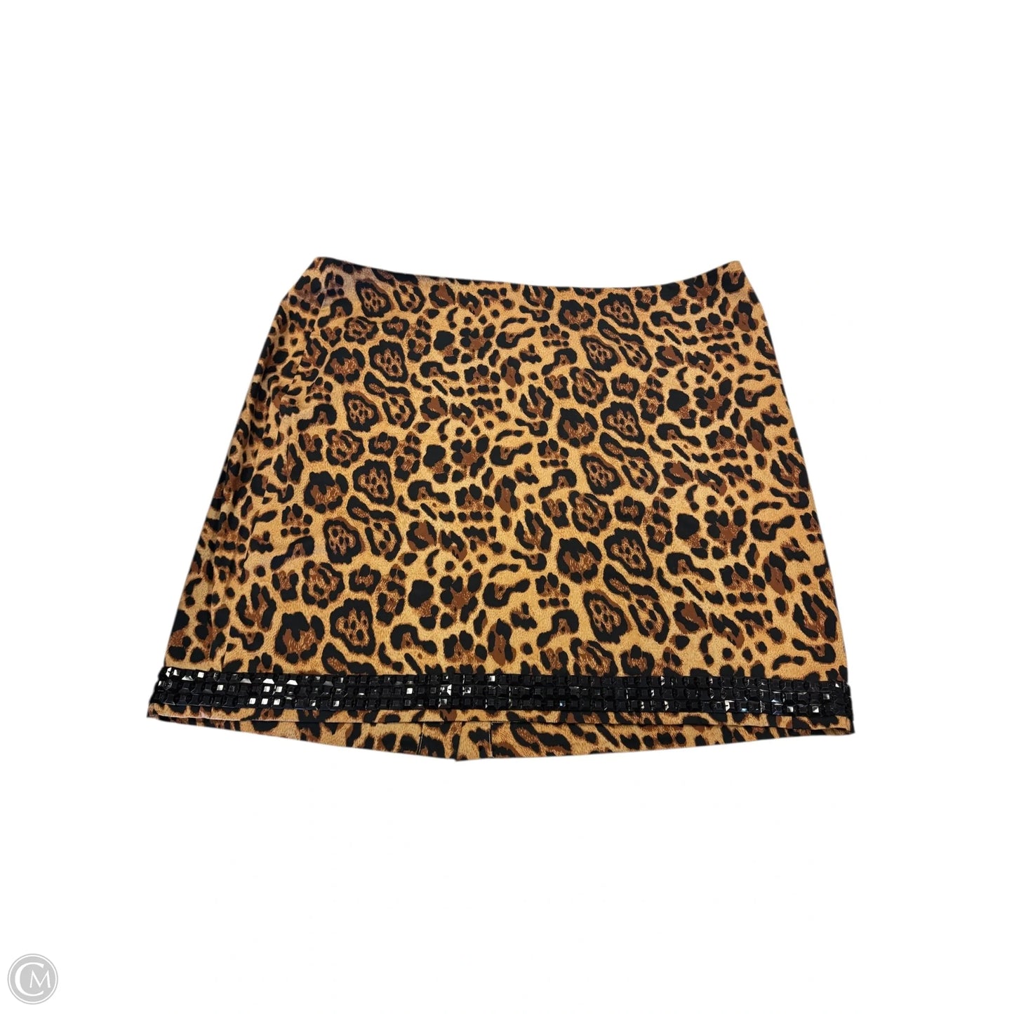 Skirt Mini & Short By Newport News In Animal Print, Size: 24