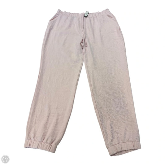 Pants Wide Leg By Discreet Wear In Pink, Size: L