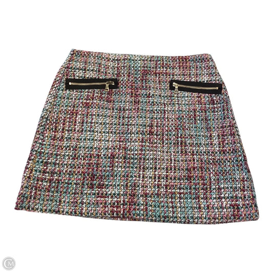 Skirt Mini & Short By Loft In Multi-colored, Size: 6