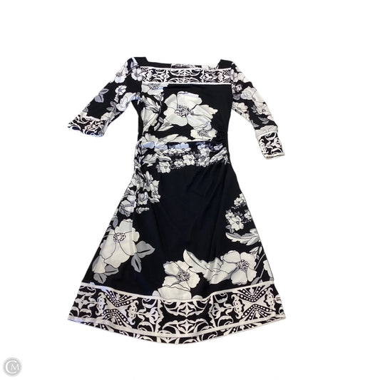 Dress Casual Short By White House Black Market In Black & White, Size: Xxs