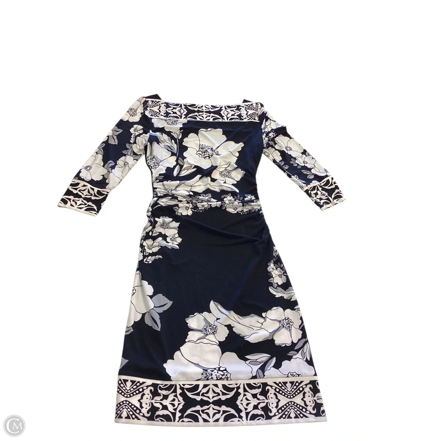 Dress Casual Short By White House Black Market In Black & White, Size: Xxs