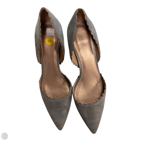 Shoes Heels Stiletto By Clothes Mentor In Grey, Size: 8.5
