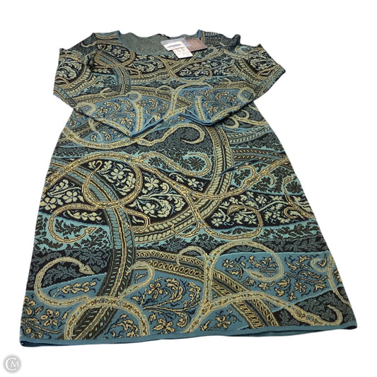 Dress Casual Short By Peruvian Connection In Multi-colored, Size: M