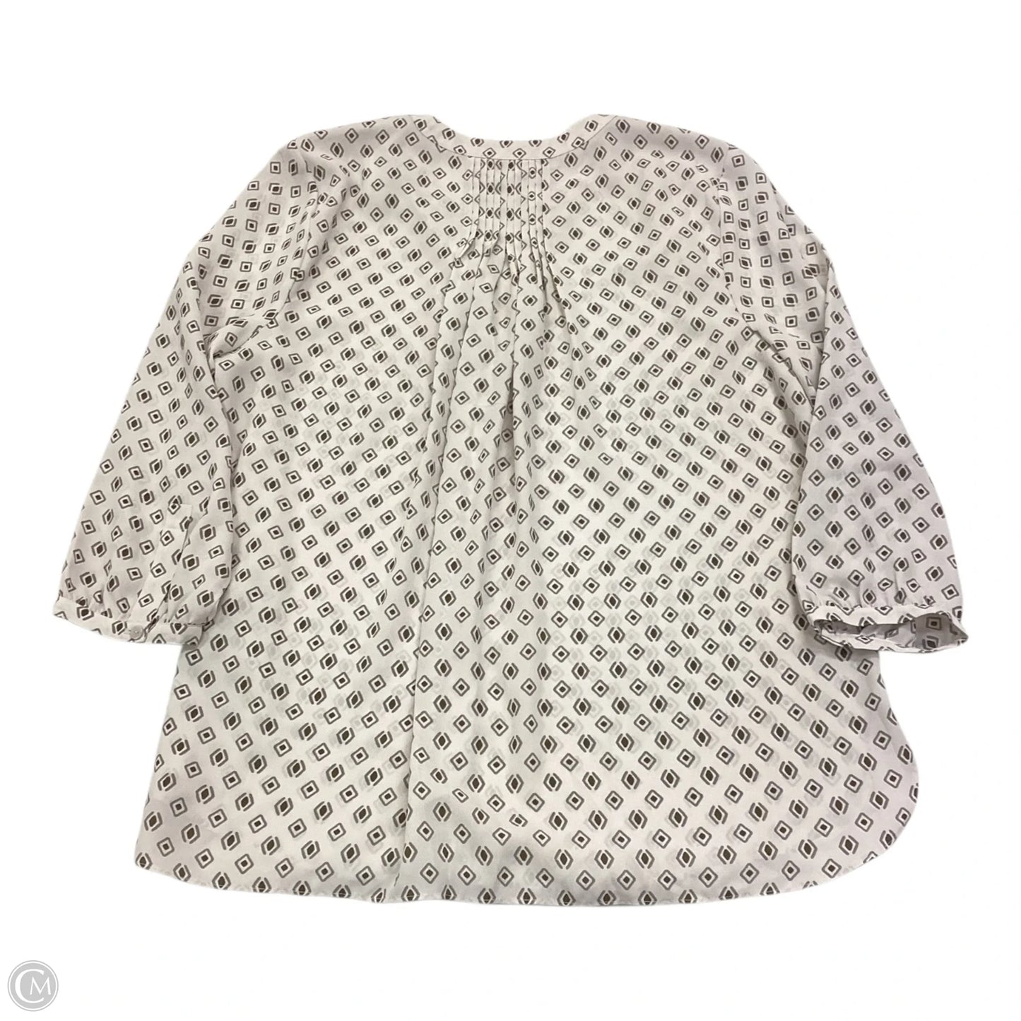 Top Long Sleeve By Not Your Daughters Jeans In White, Size: M