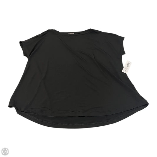 Top Short Sleeve Basic By Chicos In Black, Size: Xl
