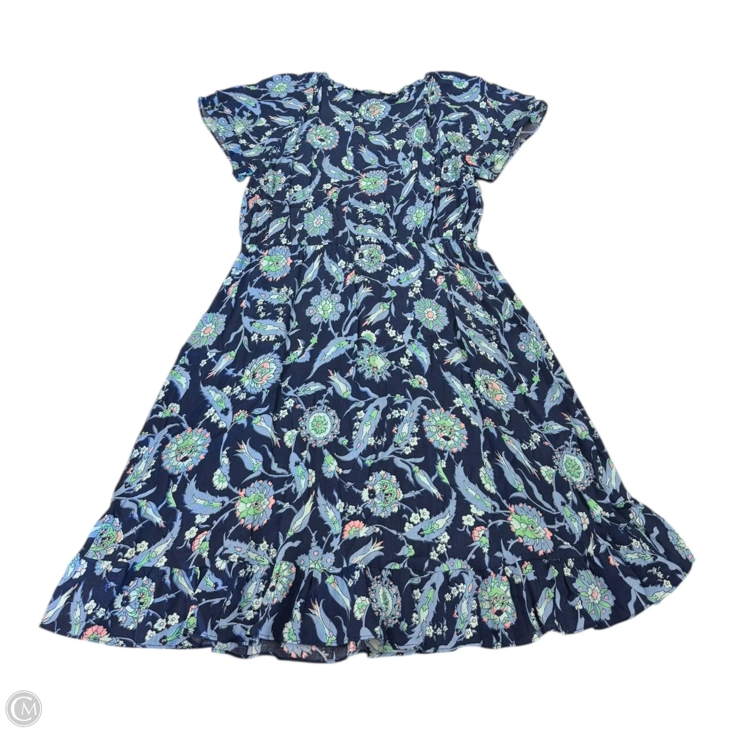 Dress Casual Short By Talbots In Blue & Green, Size: 12p