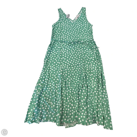 Dress Casual Midi By Loft In Polkadot Pattern, Size: Sp