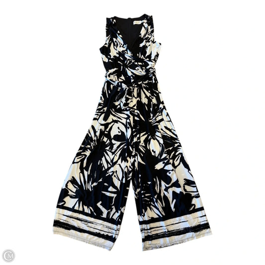 Jumpsuit By Eliza J In Black & White, Size: M