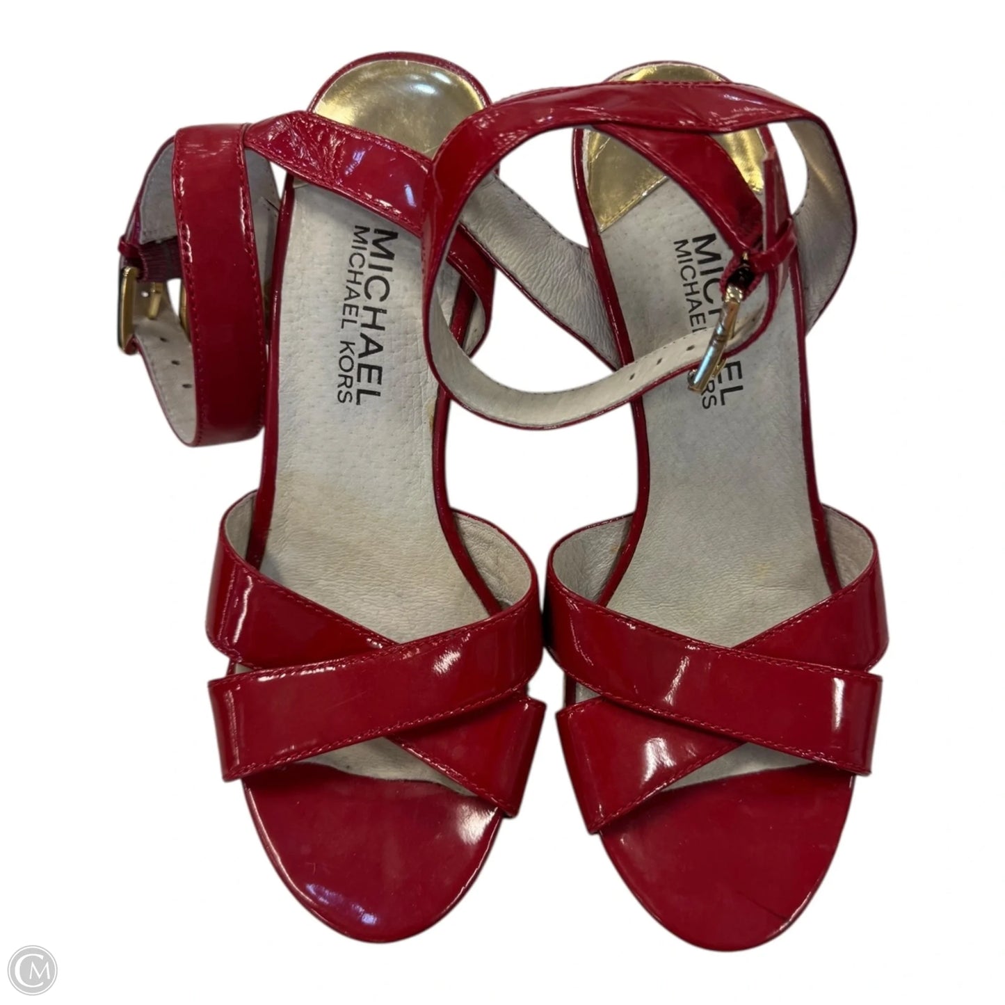 Shoes Heels Wedge By Michael By Michael Kors In Red, Size: 6