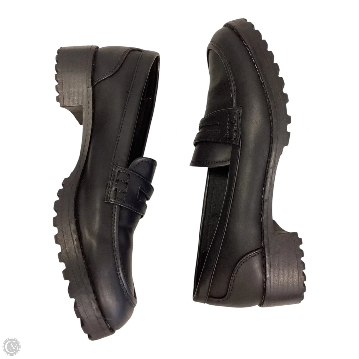 Shoes Heels Block By Time And Tru In Black, Size: 9