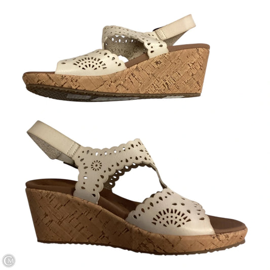Shoes Heels Wedge By Skechers In White, Size: 7.5