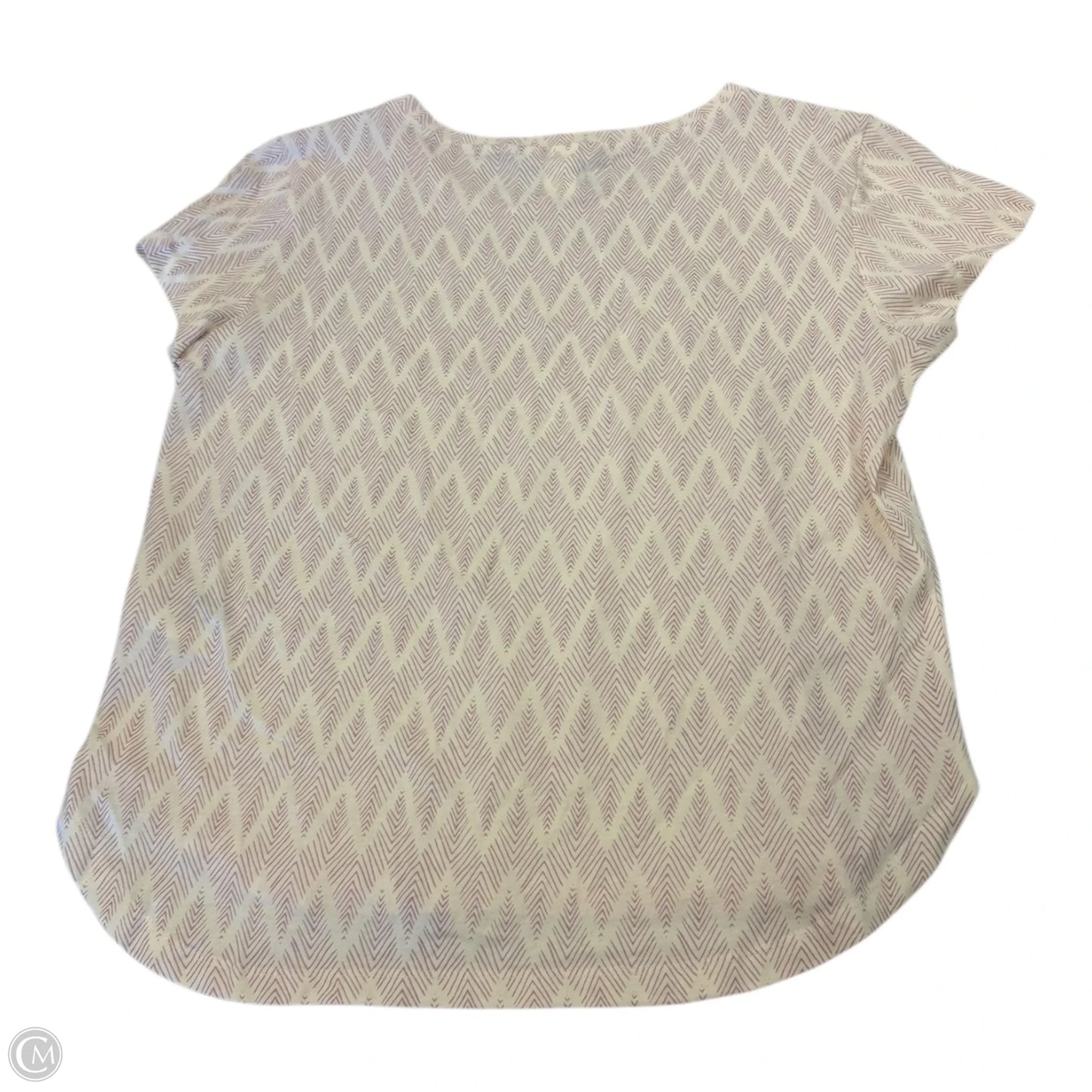 Top Short Sleeve Basic By H&m In Cream, Size: S