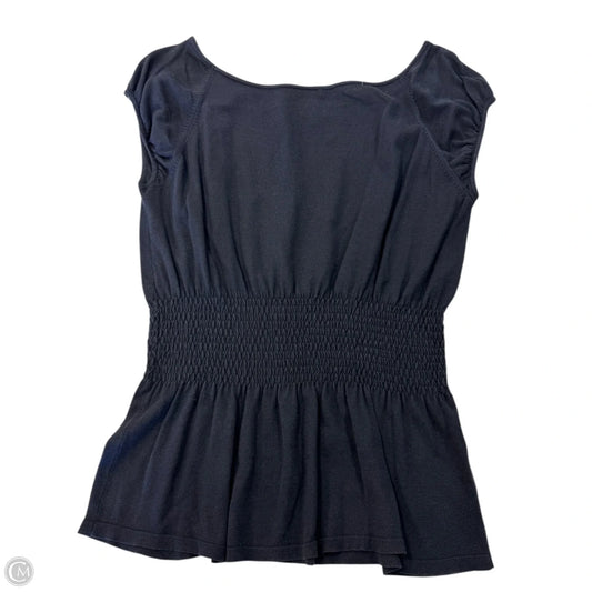 Top Sleeveless By Ann Taylor In Black, Size: M