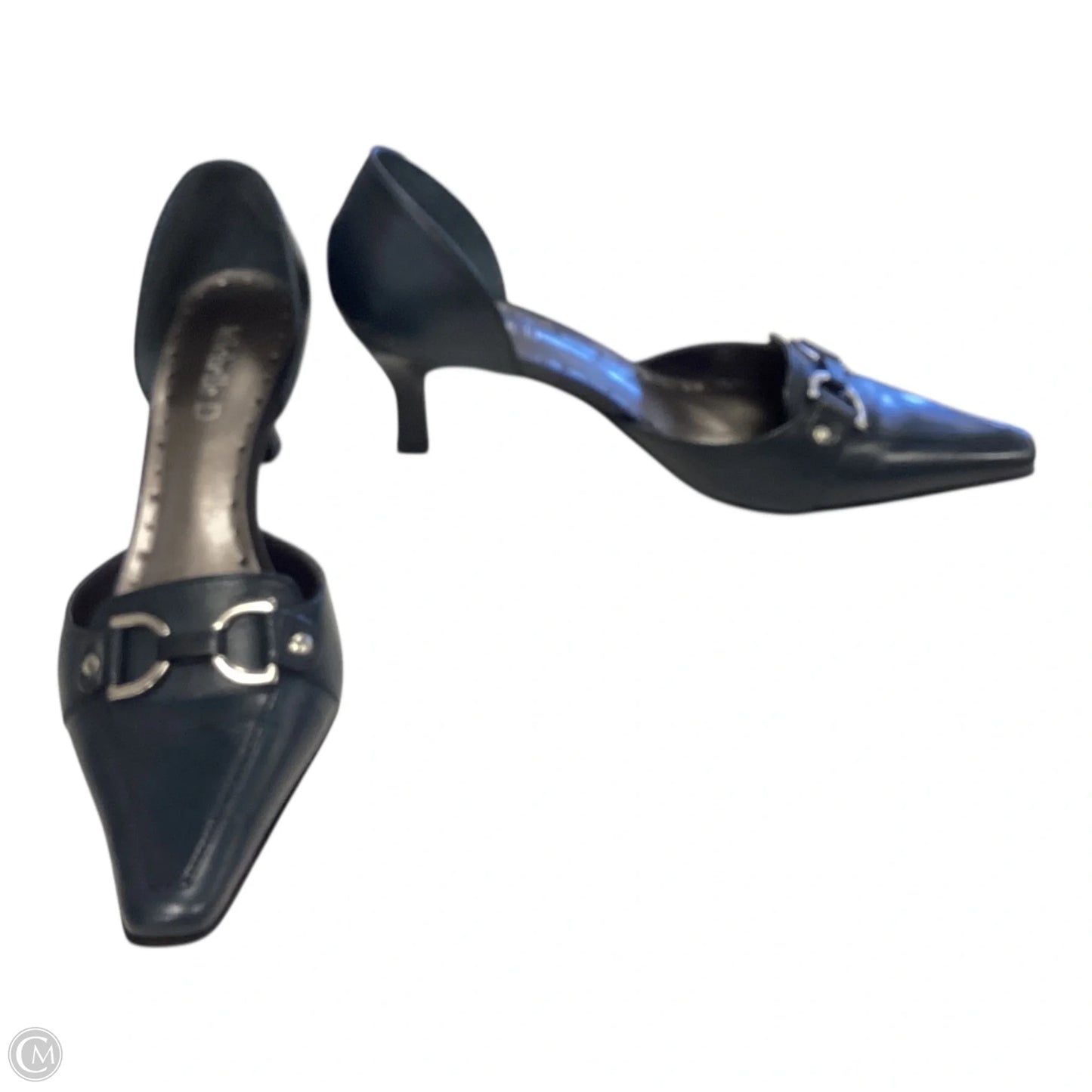 Shoes Heels Block By Michelle D. In Navy, Size: 7.5