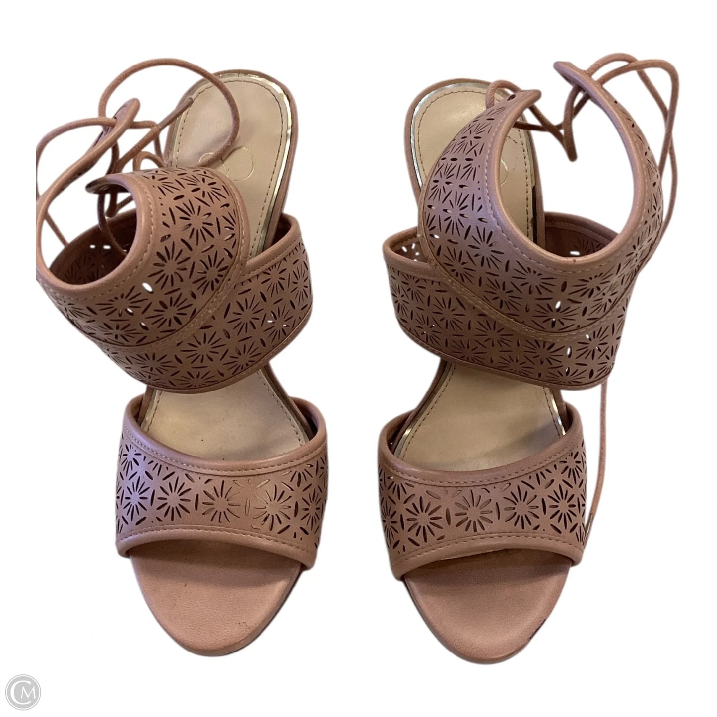 Sandals Heels Stiletto By Jessica Simpson In Mauve, Size: 7