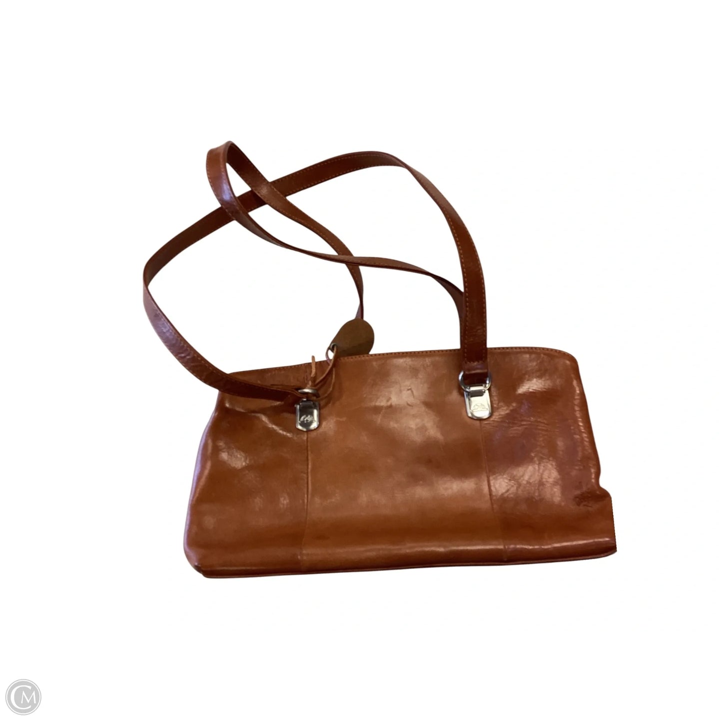 Handbag Leather By Clothes Mentor, Size: Medium