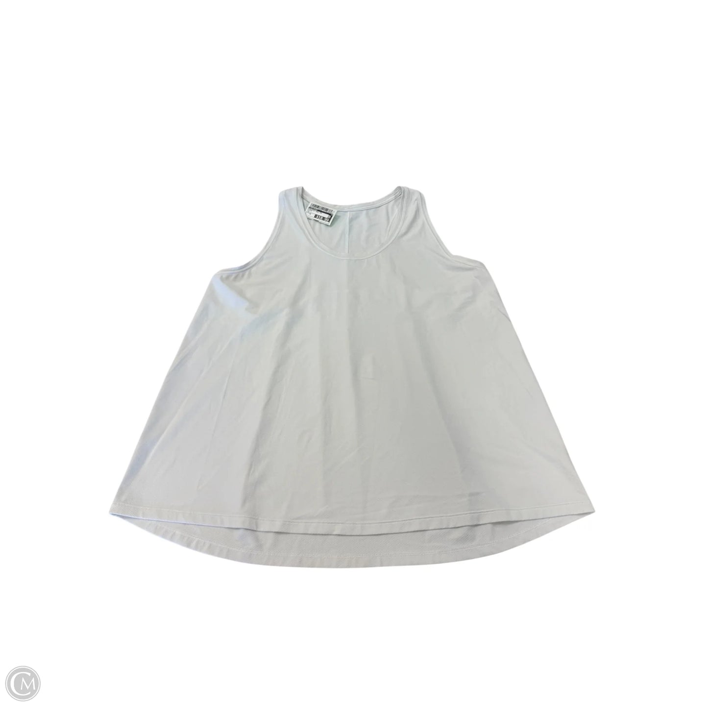 Athletic Tank Top By Lululemon In White, Size: 16