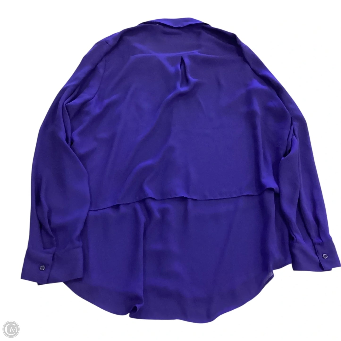 Top Long Sleeve By Apt 9 In Purple, Size: L