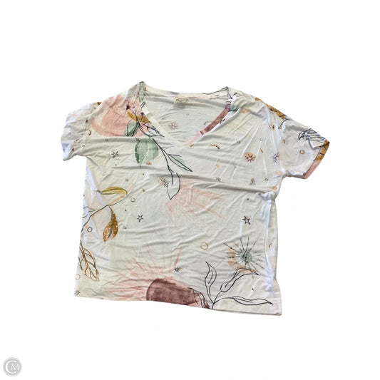 Top Short Sleeve Basic By Soma In Multi-colored, Size: S