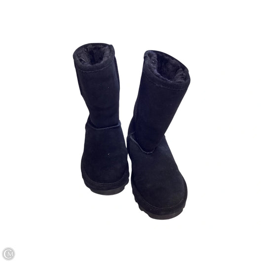 Boots Mid-calf Flats By Bearpaw In Black, Size: 6