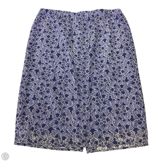 Skirt Midi By Lane Bryant In Purple, Size: 18