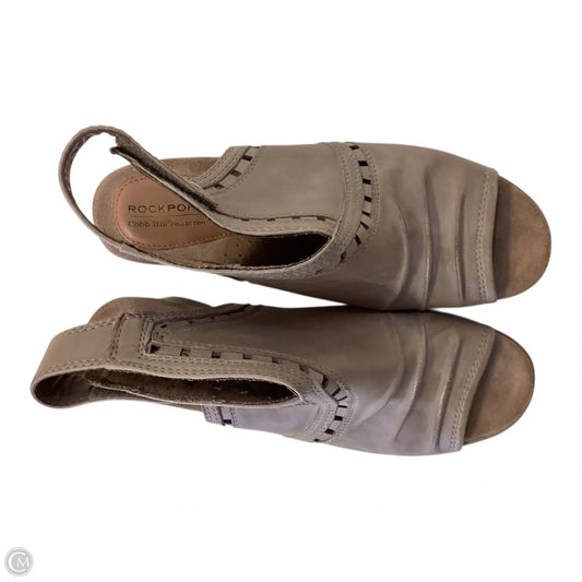 Shoes Heels Block By Rockport In Tan, Size: 9.5