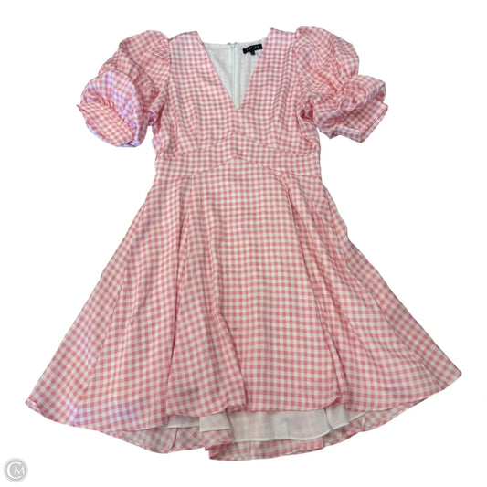 Dress Casual Short By 1.state In Checkered Pattern, Size: S