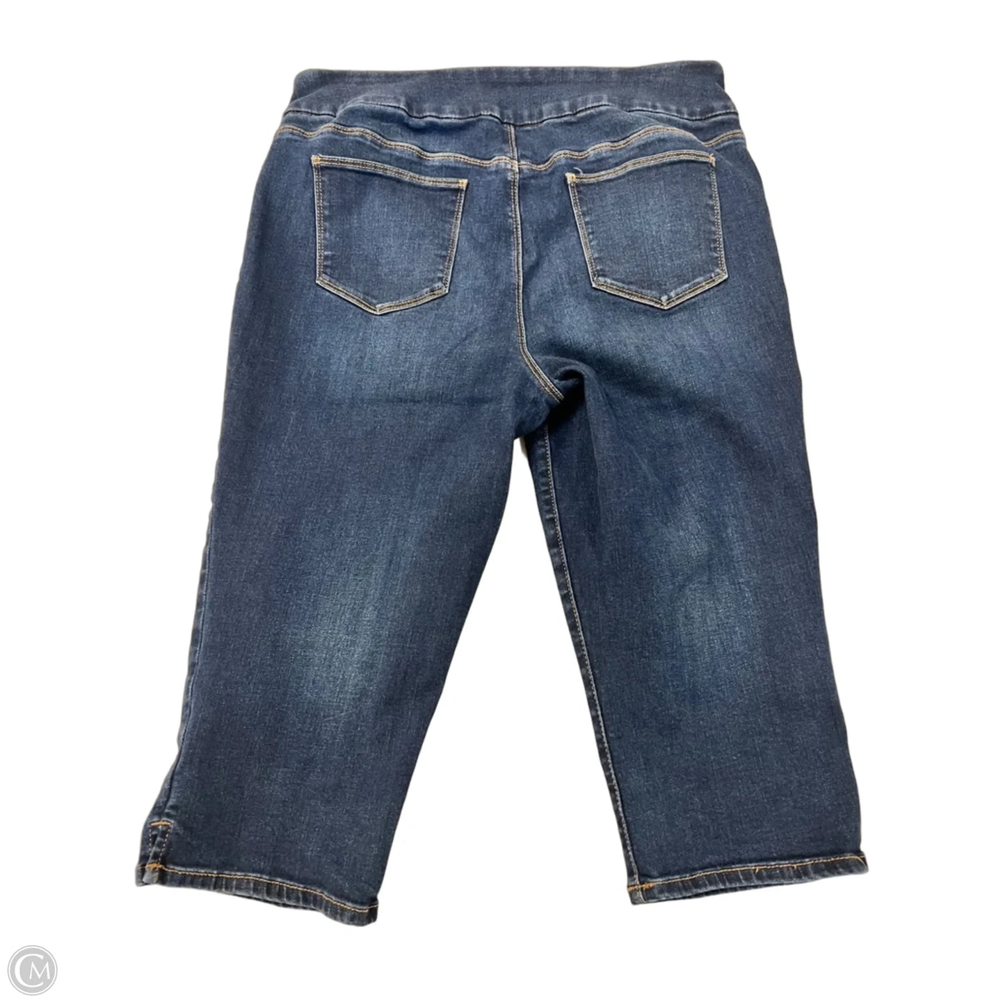 Capris By Chicos In Blue Denim, Size: 10