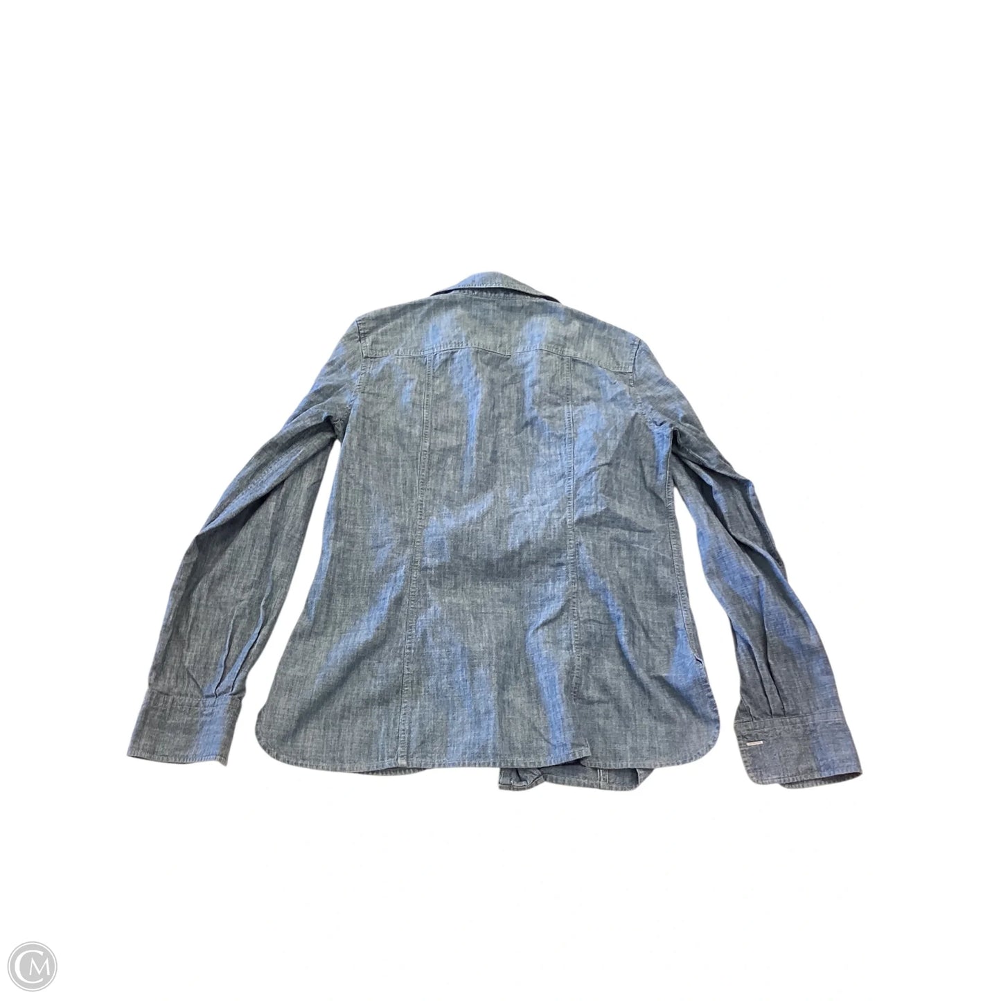 Top Long Sleeve By Brooks Brothers In Blue, Size: 4