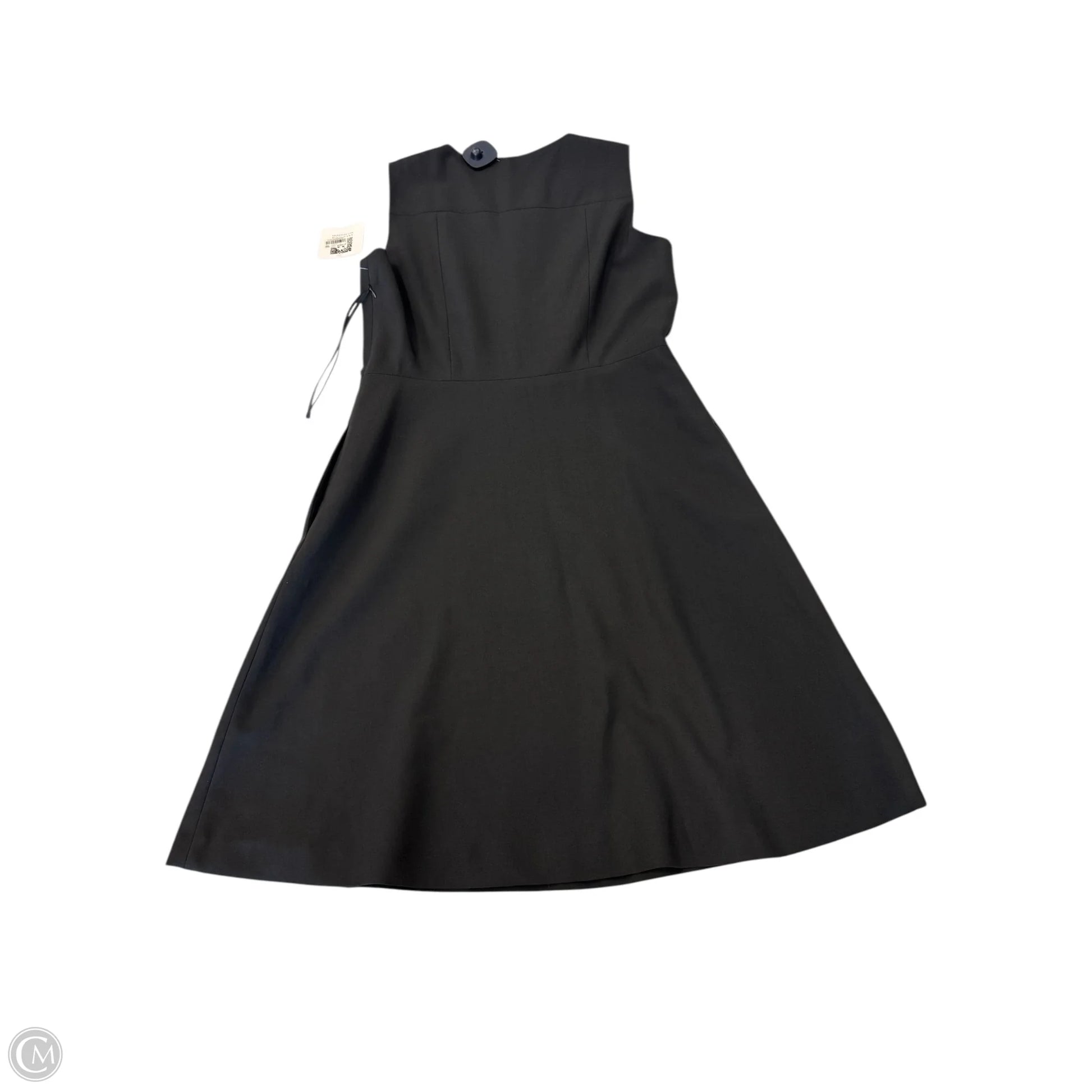 anne klein black and white dress Anne Klein Chalk/ Black Cap Sleeve Graphic Print