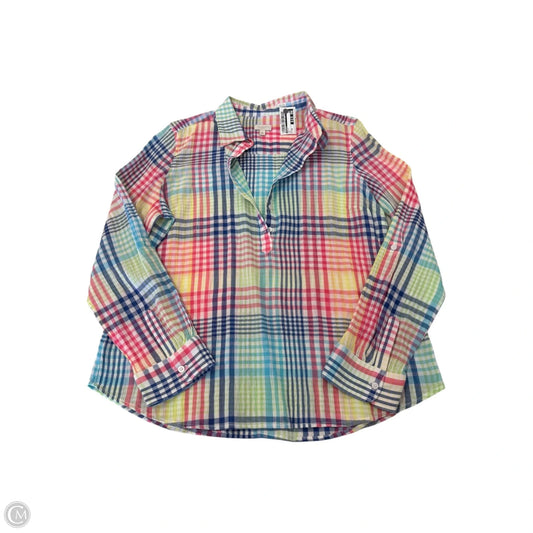 Top Long Sleeve By Talbots In Multi-colored, Size: Mp