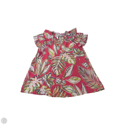 Top Sleeveless By Nanette By Nanette Lepore In Tropical Print, Size: S