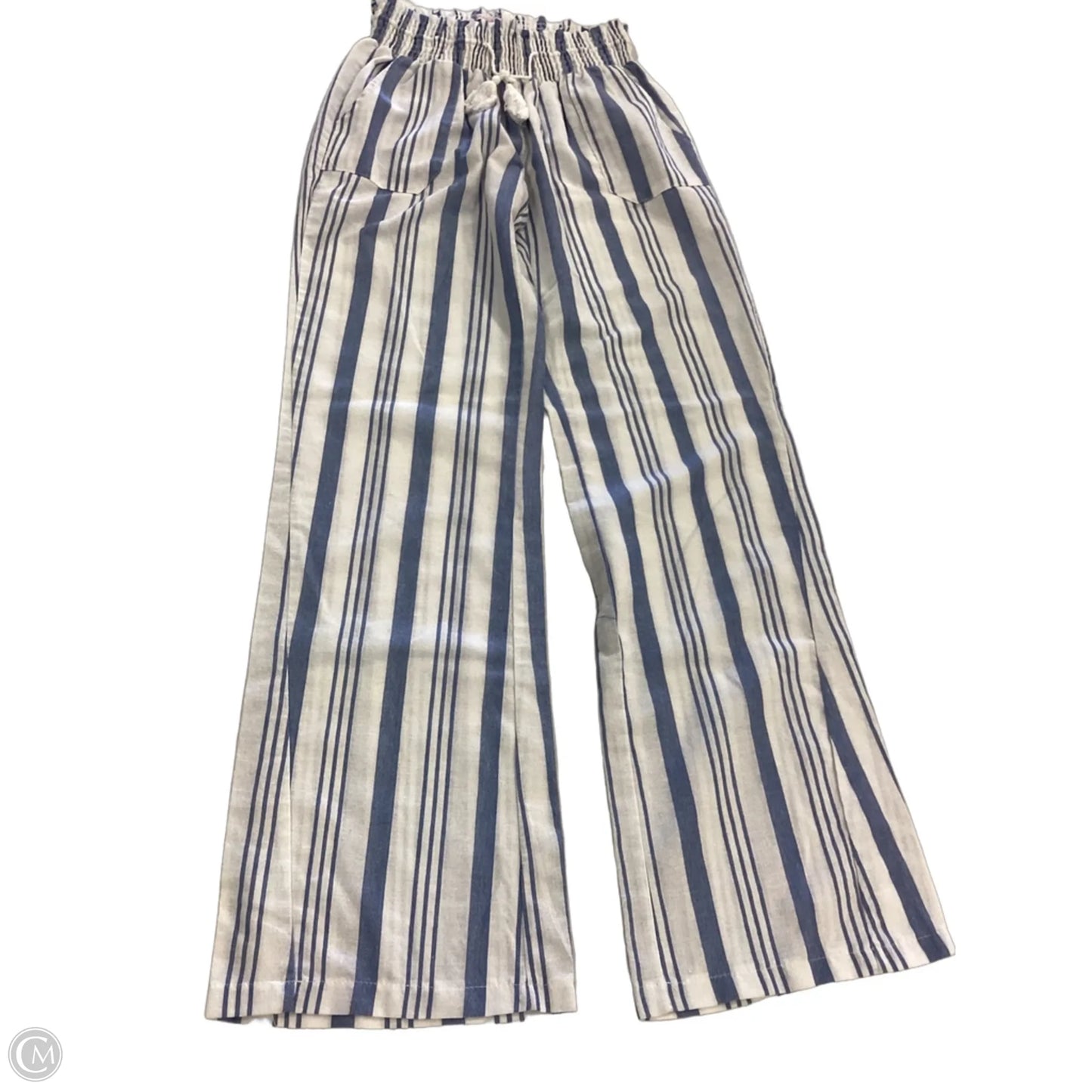 Pants Wide Leg By Clothes Mentor In Striped Pattern, Size: M
