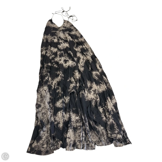 Dress Casual Maxi By Clothes Mentor In Black & Grey, Size: M