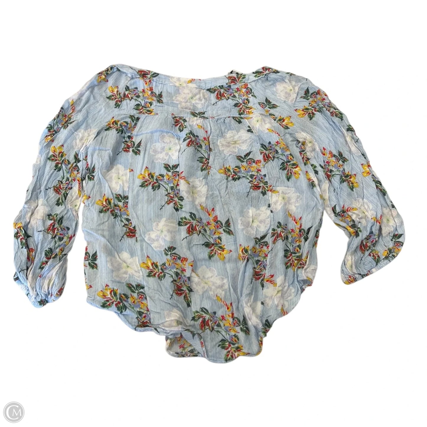 Top Long Sleeve By Maeve In Floral Print, Size: 6