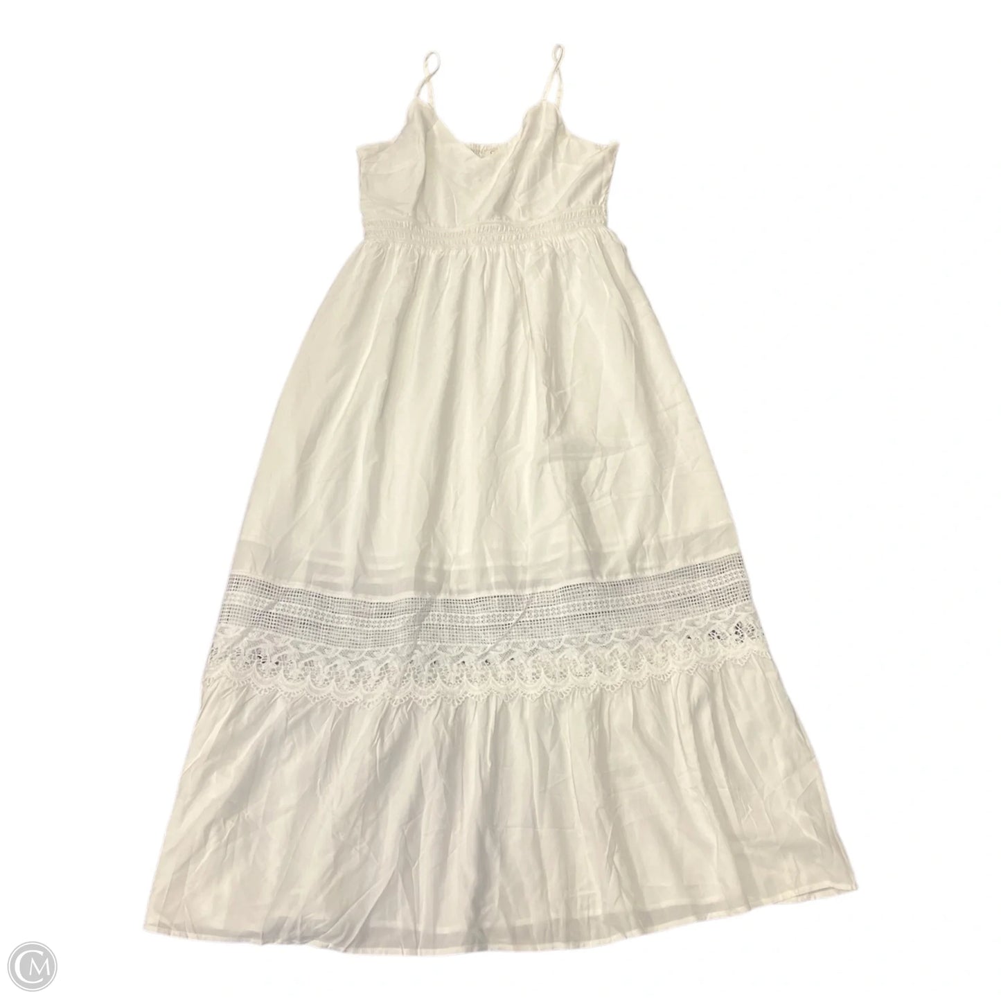 Dress Casual Maxi By Cupshe In White, Size: L