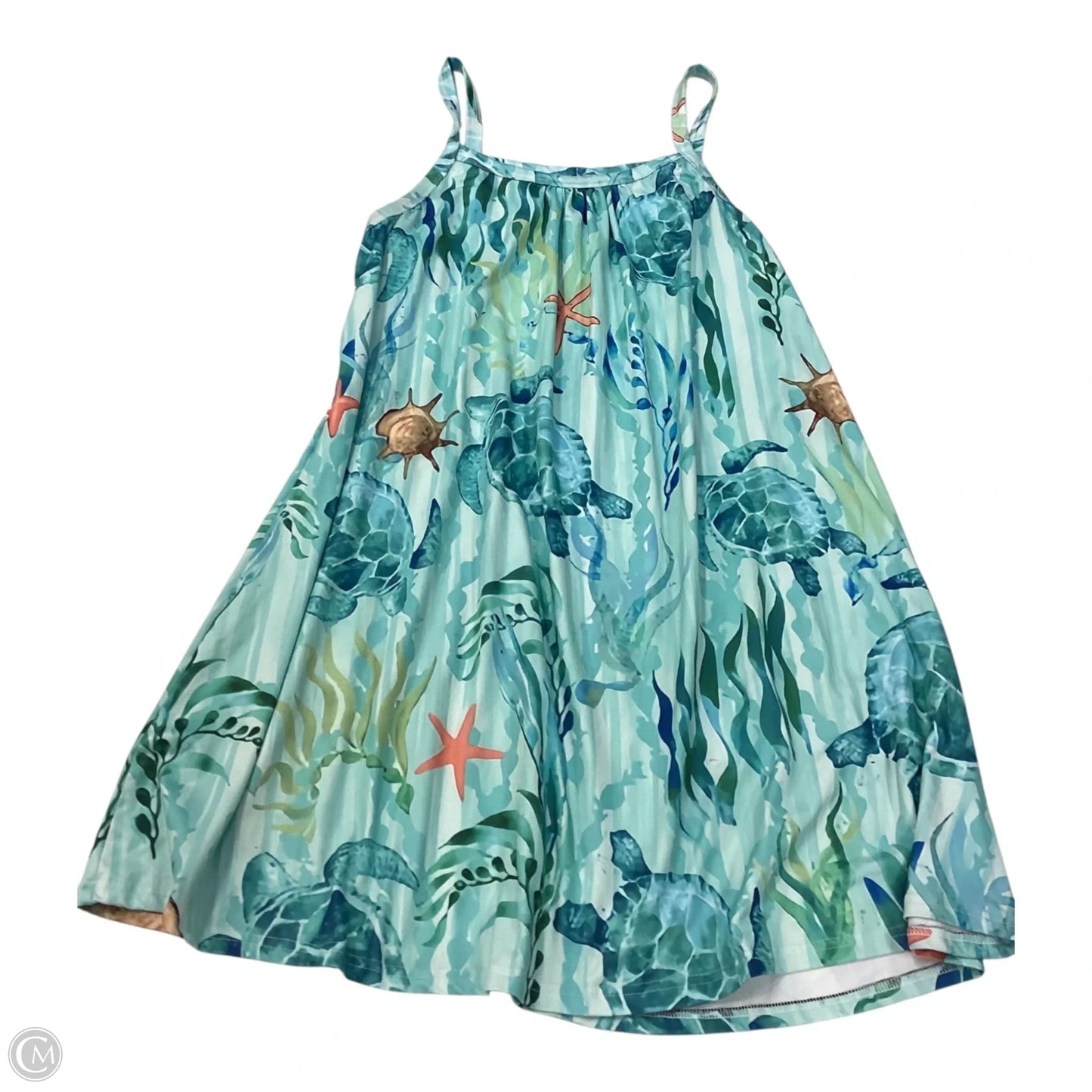 Dress Casual Short By Clothes Mentor In Green, Size: Xxl