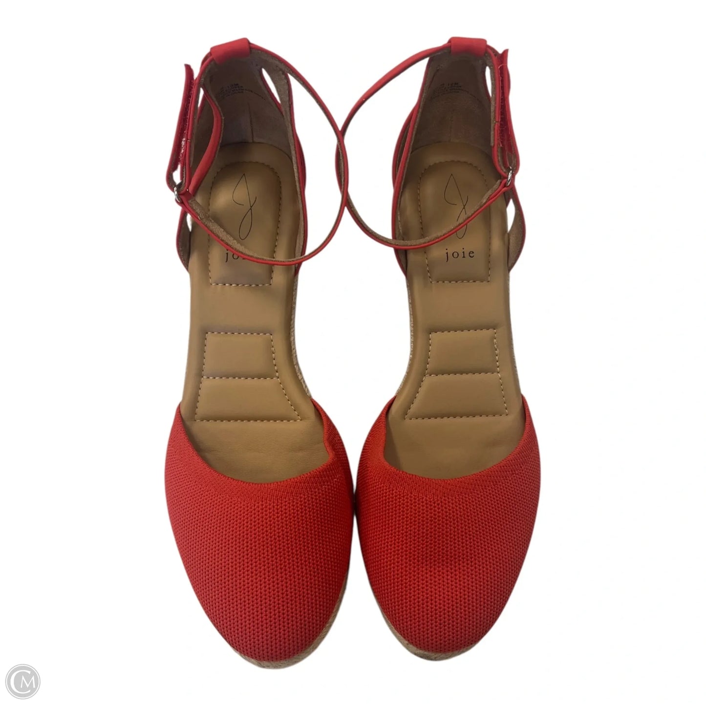 Sandals Heels Wedge By Joie In Red, Size: 10