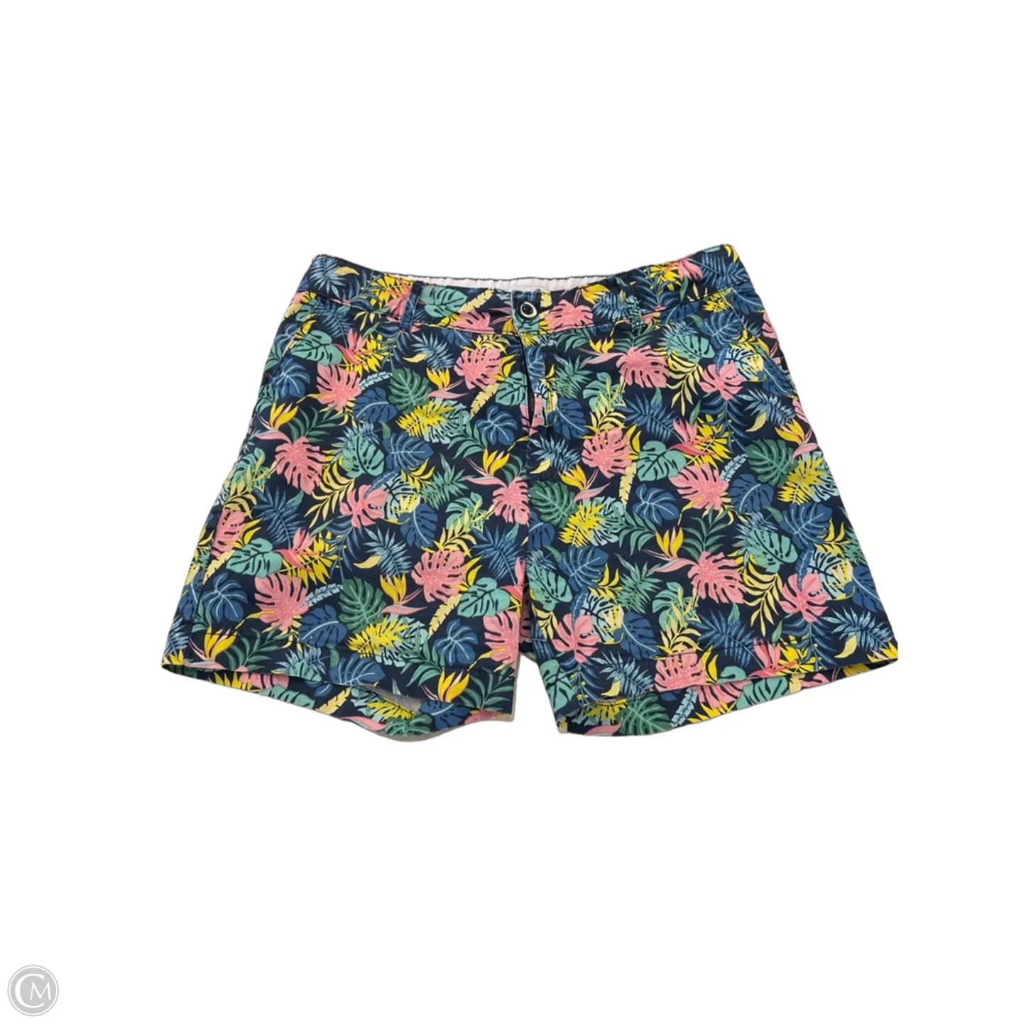 Shorts By Caribbean Joe In Tropical Print, Size: 10