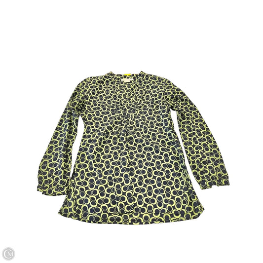 Top Long Sleeve By Michael By Michael Kors In Blue & Green, Size: M