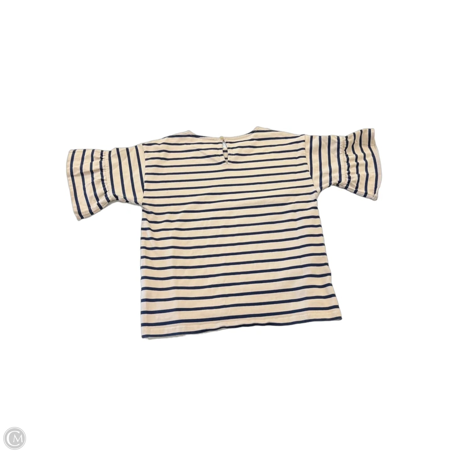 Top Short Sleeve By J. Crew In Striped Pattern, Size: S