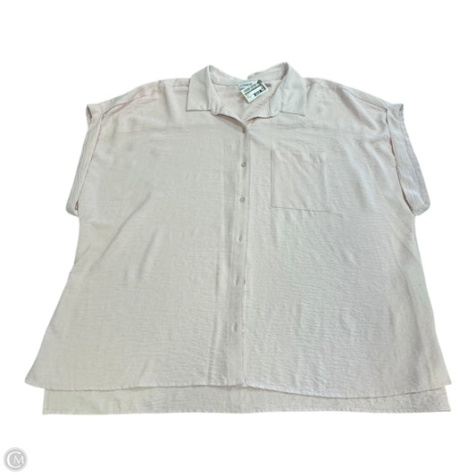 Top Short Sleeve By Calvin Klein In Pink, Size: 2x