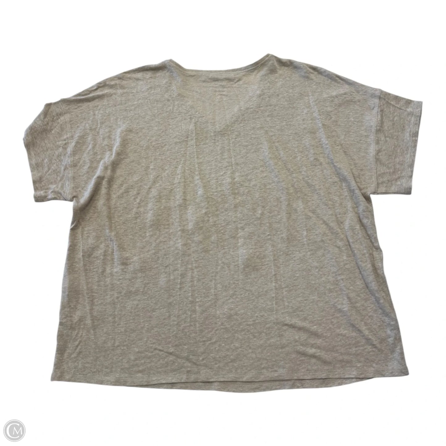 Top Short Sleeve By Chicos In Brown, Size: Xl