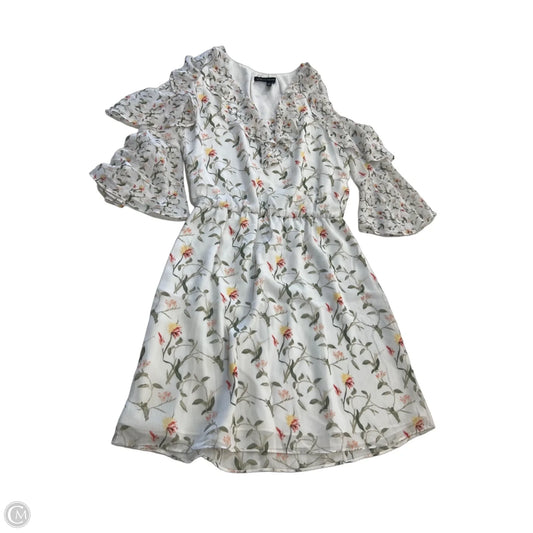 Dress Casual Short By White House Black Market In Floral Print, Size: 2