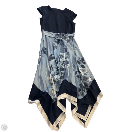 Dress Casual Maxi By White House Black Market In Blue, Size: 10