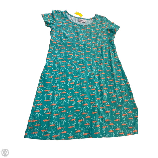 Dress Designer By Lilly Pulitzer In Blue & Orange, Size: L