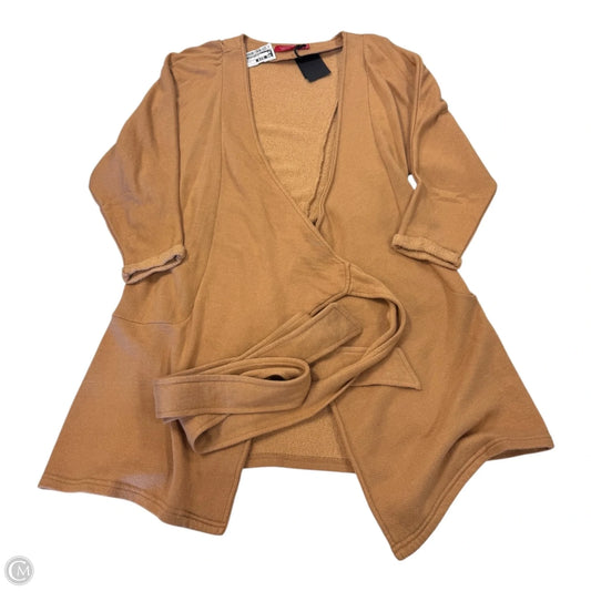 Sweater Cardigan By Clothes Mentor In Brown, Size: S