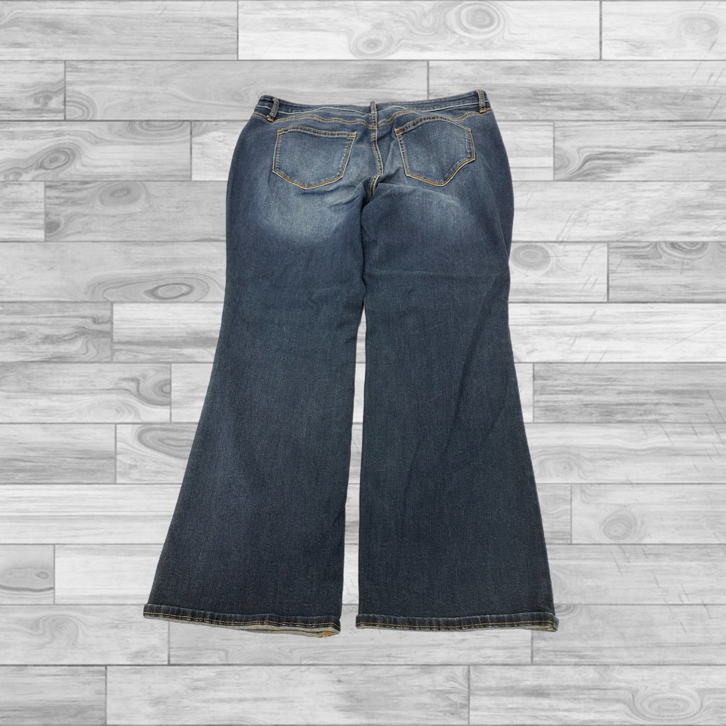 Jeans Straight By Evri In Denim, Size: 20